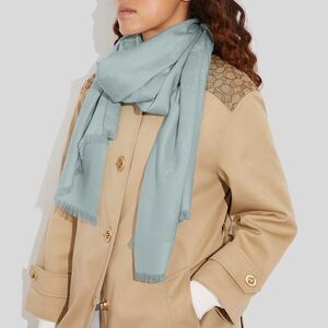 NWT Coach Horse And Carriage Dot Print‎ Wrap